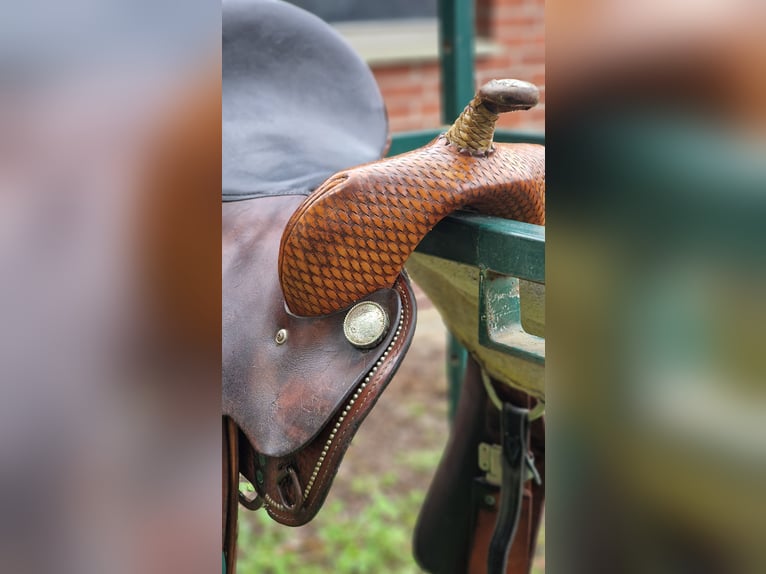 Tex Tan Westernsattel, Barrel-Racer, Full Quarter (FQH)