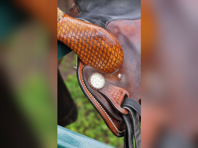 Tex Tan Westernsattel, Barrel-Racer, Full Quarter (FQH)