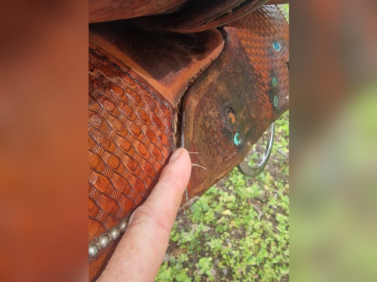 Tex Tan Westernsattel, Barrel-Racer, Full Quarter (FQH)