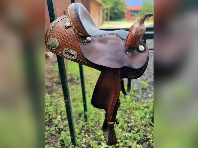 Tex Tan Westernsattel, Barrel-Racer, Full Quarter (FQH)