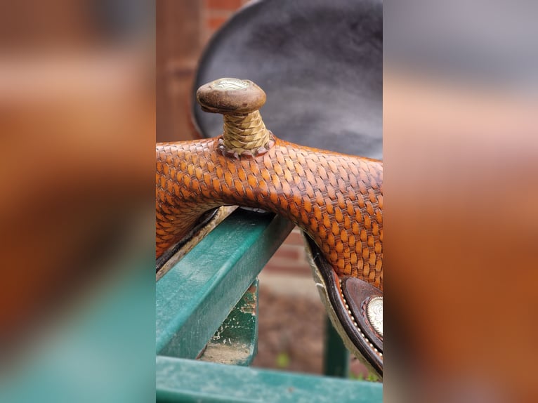 Tex Tan Westernsattel, Barrel-Racer, Full Quarter (FQH)
