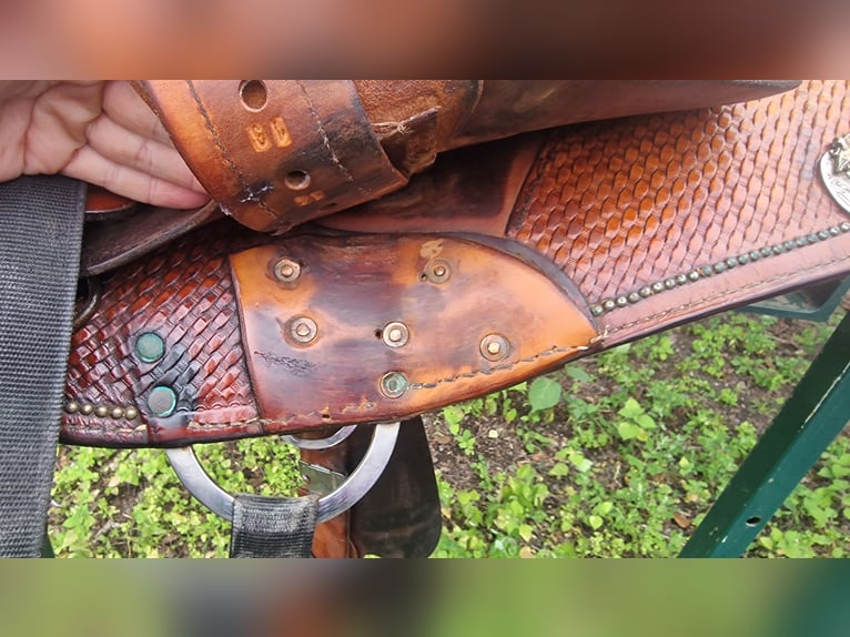 Tex Tan Westernsattel, Barrel-Racer, Full Quarter (FQH)