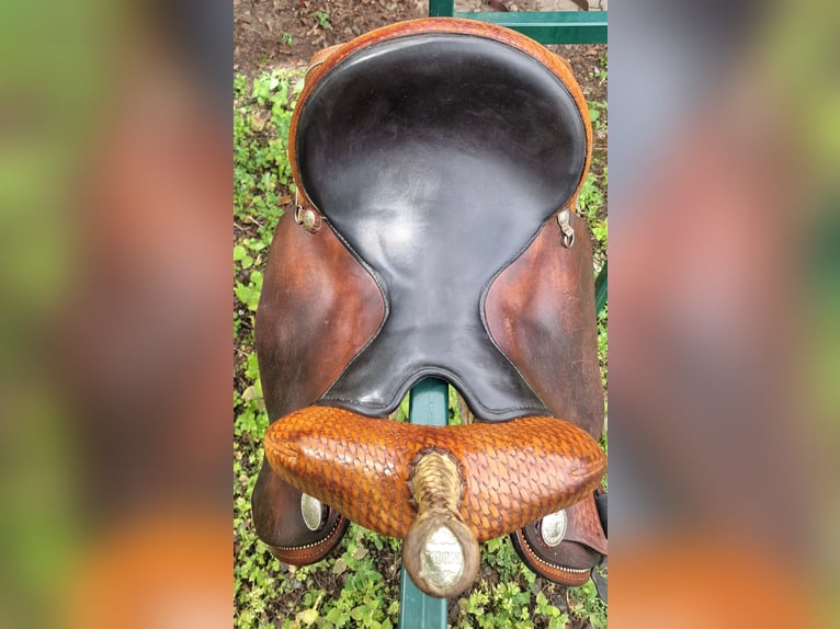 Tex Tan Westernsattel, Barrel-Racer, Full Quarter (FQH)