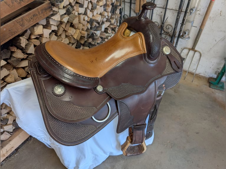 Triple W Platinum Westernsattel 16" Two-Tone | Reining / Allround | (WWW Saddlery)