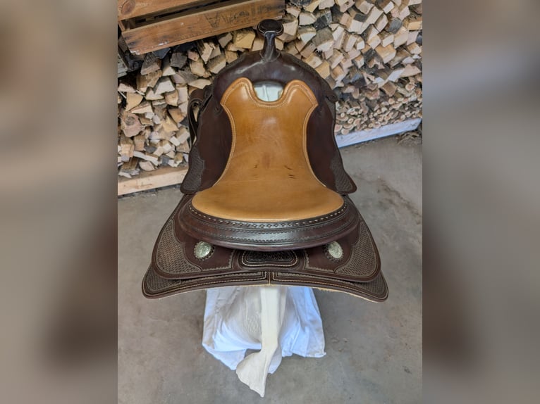 Triple W Platinum Westernsattel 16" Two-Tone | Reining / Allround | (WWW Saddlery)