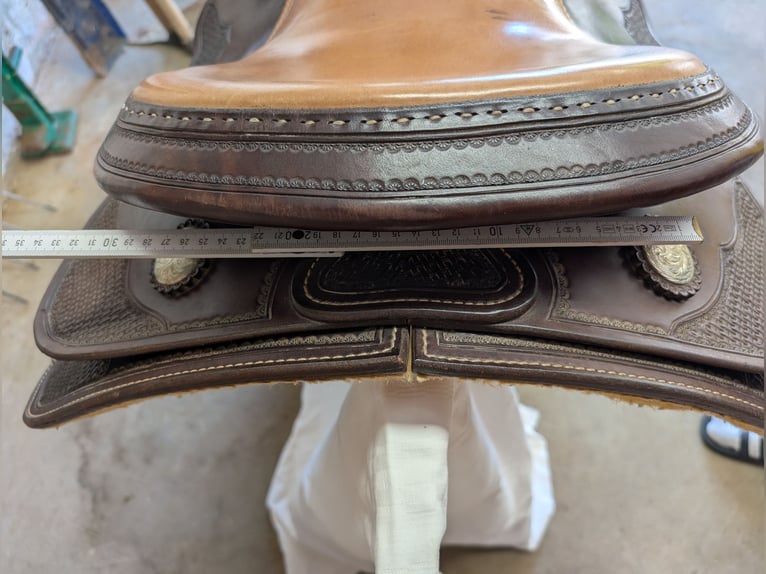 Triple W Platinum Westernsattel 16" Two-Tone | Reining / Allround | (WWW Saddlery)