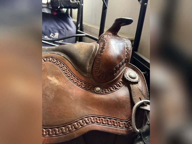 Verkaufe Pullmann Westernsattel gerne als Set mit Trense und Pad 