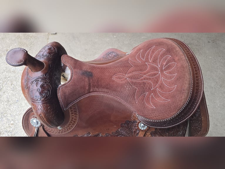Westernsattel 17" von A&M Reitsport aus Büffelleder