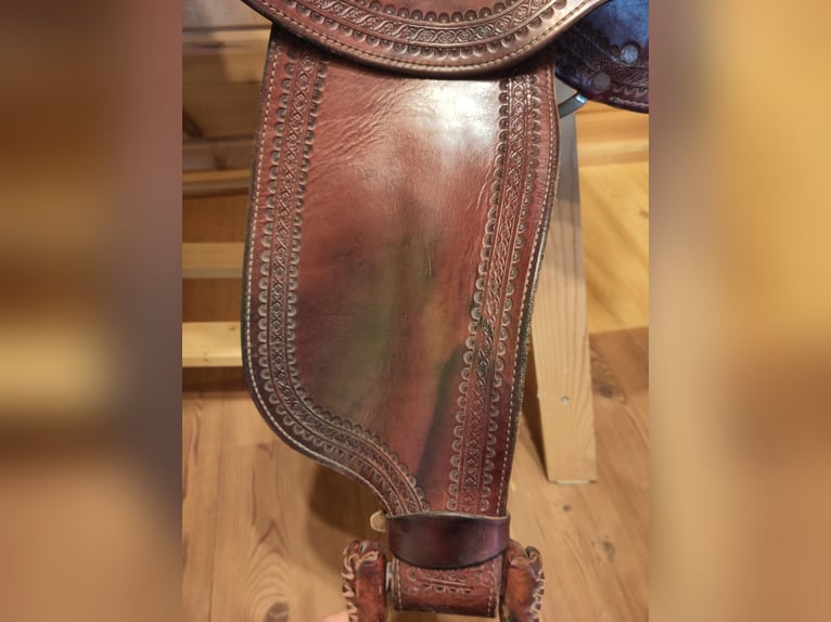 Westernsattel Art of Westernriding rot braun