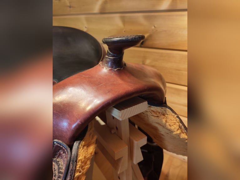 Westernsattel Art of Westernriding rot braun