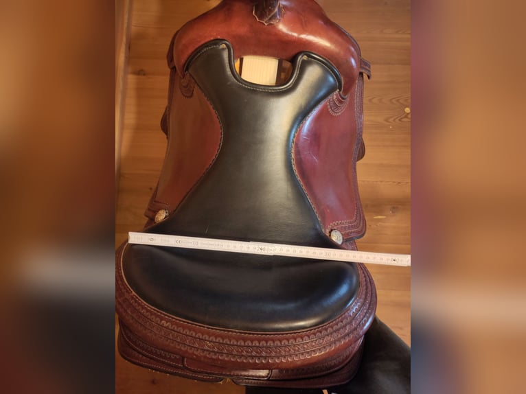 Westernsattel Art of Westernriding rot braun