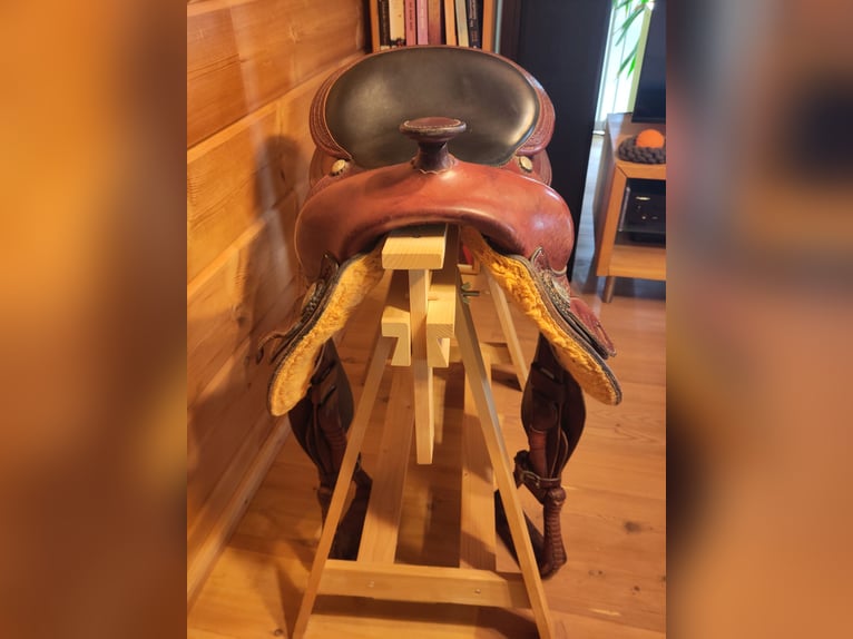 Westernsattel Art of Westernriding rot braun