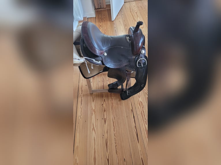 Westernsattel baumlos Fullquarter