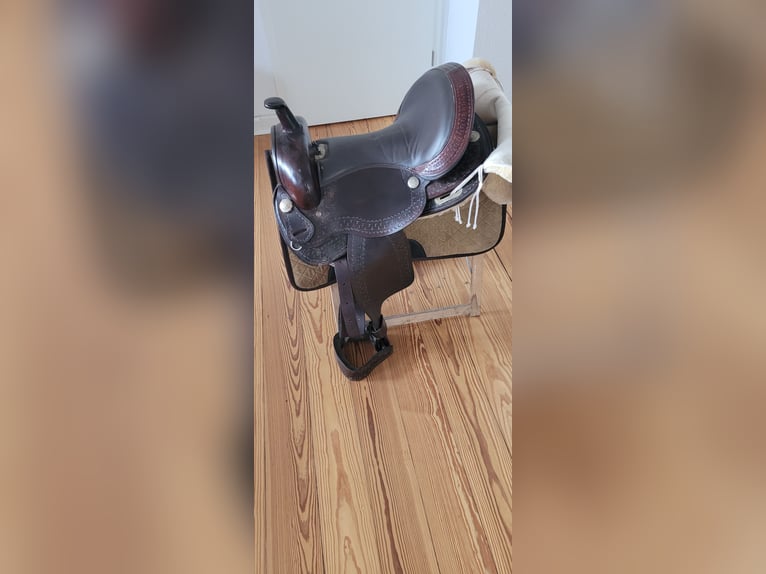 Westernsattel baumlos Fullquarter