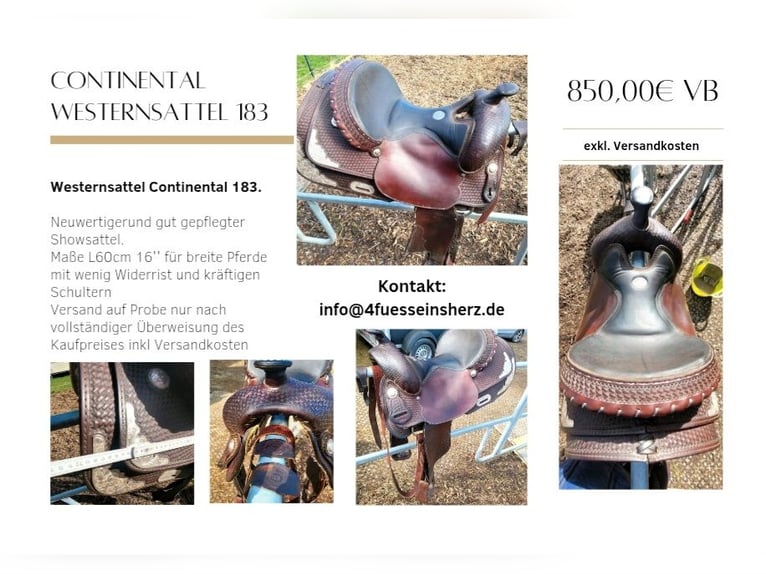 Westernsattel Continental