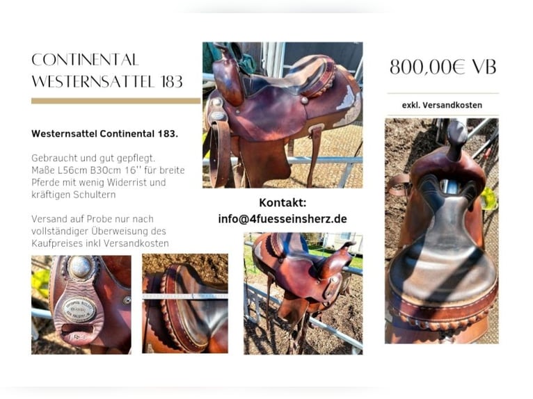 Westernsattel Continental