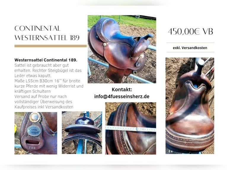 Westernsattel Continental