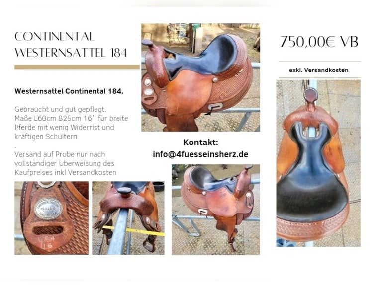 Westernsattel Continental