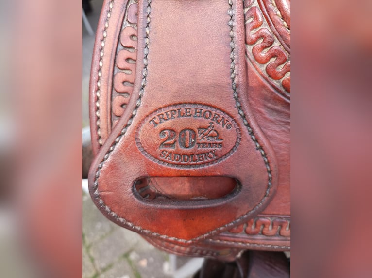 Westernsattel Triple Horn