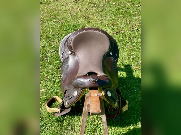 Westernsattel Triple W platinum small butterfly Westernsattel Triple W platinum small butterfly