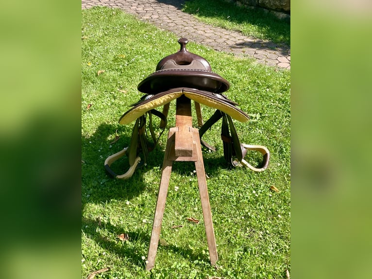 Westernsattel Triple W platinum small butterfly Westernsattel Triple W platinum small butterfly