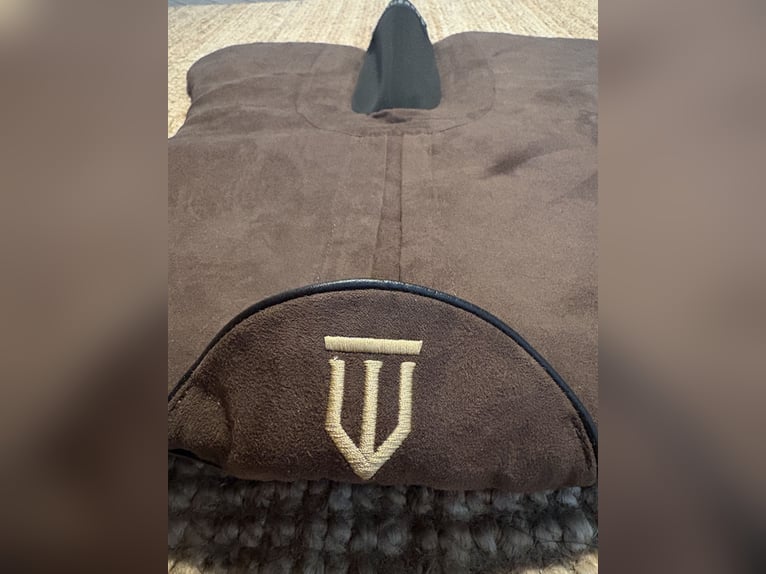 Winderen Sattelpad Gelpad fürs Dressurreiten Comfort 18mm Chocolate