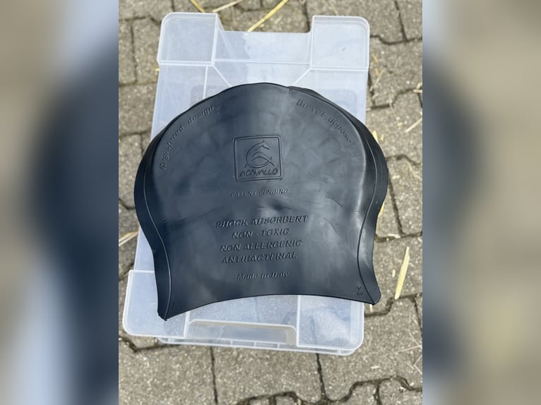 ACAVALLO GEL PAD 1/2 HINTEN ERHÖHT - BLACK, ONESIZE