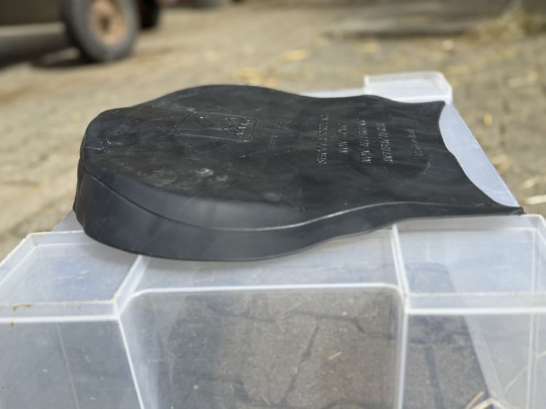 ACAVALLO GEL PAD 1/2 HINTEN ERHÖHT - BLACK, ONESIZE