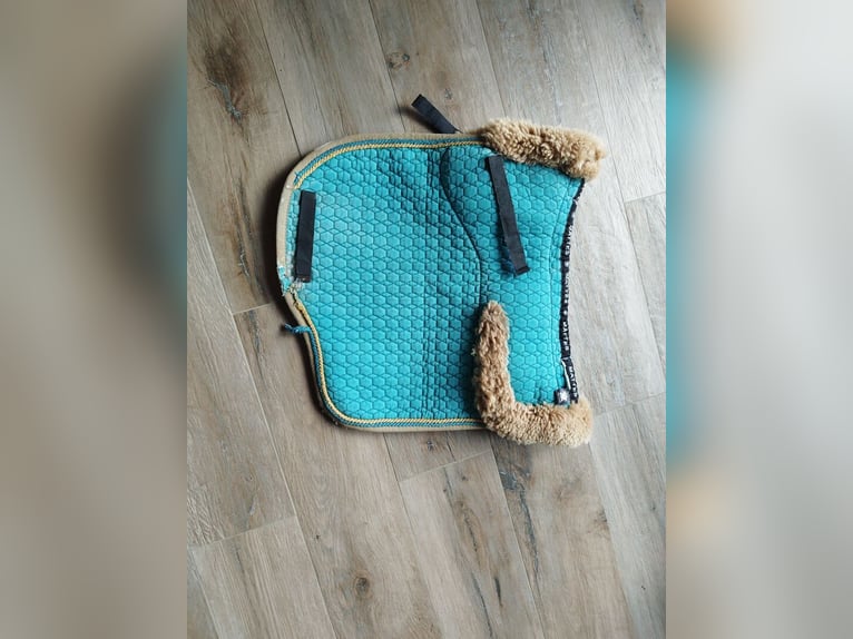 Mattes Lammfellschabracke türkis DR L/Full