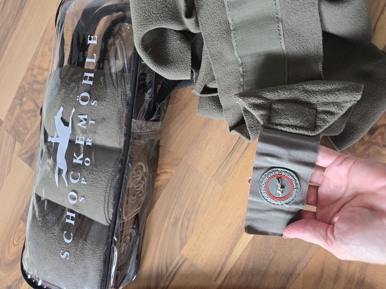 Schockemöhle Dressurschabracke satin-olive WB im Set Schockemöhle Dressurschabracke satin-olive WB im Set