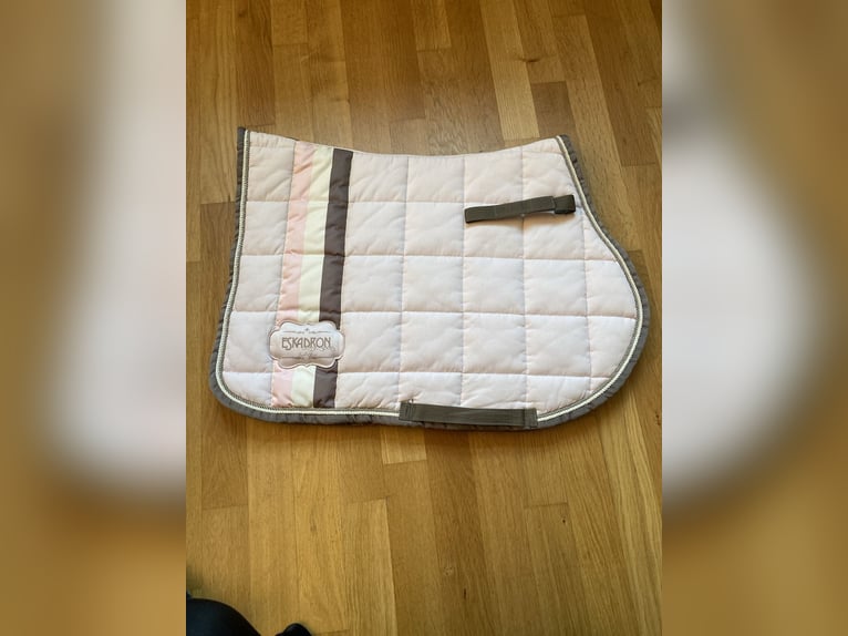 Eskadron Schabracke Big Square „Powderrose“ in VS mit Fliegenhaube