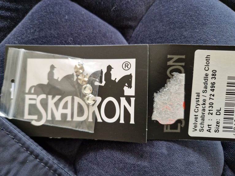 Eskadron Set Schabracke Bandagen Velvet Crystal Navy DR DL WB
