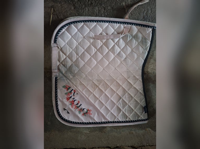 HV Polo Dressurschabracke Altrosa mit Print & Kordel - Wegen Umstieg auf Westernreiten