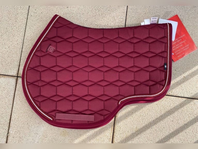 Mattes Schabracke Eurofit Springen SR- Bordeaux/Crystal NEU