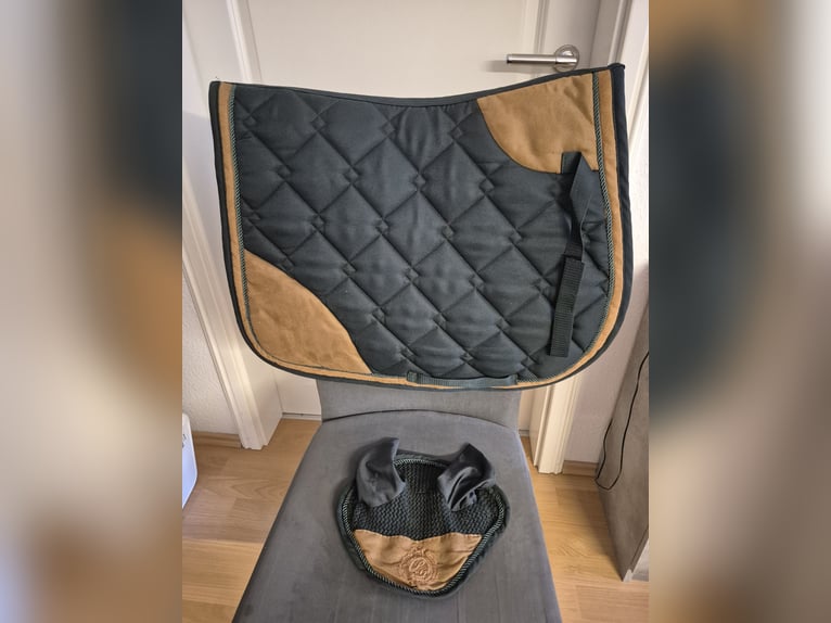 Schabracke Set Lauria Garrelli dunkelgrün WB VS Haube Cob