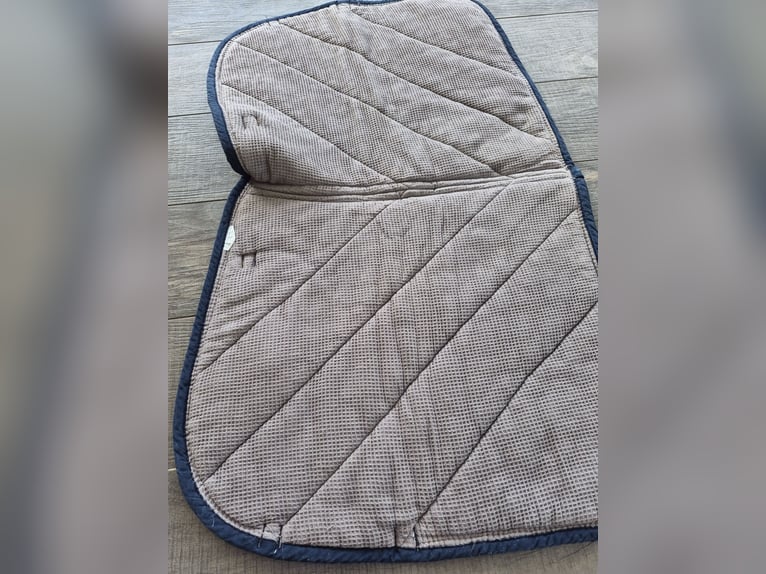 Schabracke von Loesdau in grün/blau  und Größe  DR