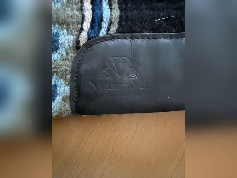 Showblanket blau/grau/weiß/schwarz 