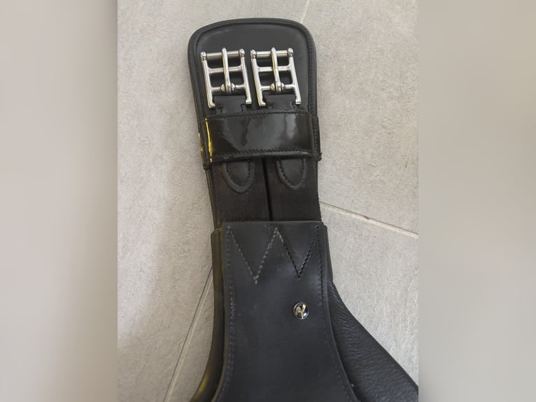 BUSSE Sattelgurt ''LAURENZA-DR'' elastisch schwarz, 70 cm