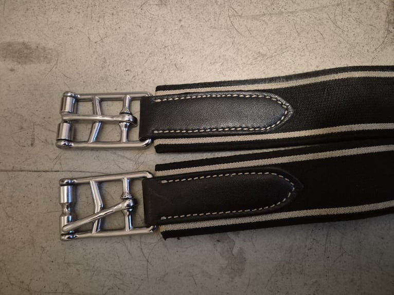 Sattelgurt Ledergurt Langgurt DT Saddlery Butterfly 130cm