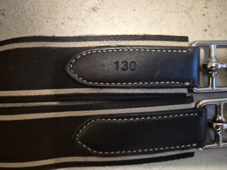 Sattelgurt Ledergurt Langgurt DT Saddlery Butterfly 130cm