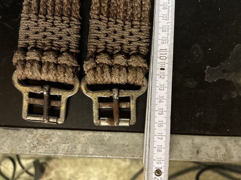 Schnurgurt/ Kordelgurt braun 116cm