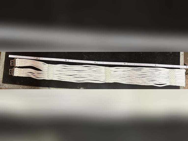 Schnurgurt/ Kordelgurt weiß 139cm 