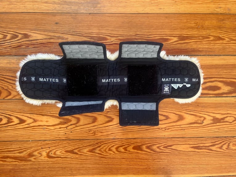  Mattes Lammfell Gurtschoner Kurzgurt Bezug 60 cm