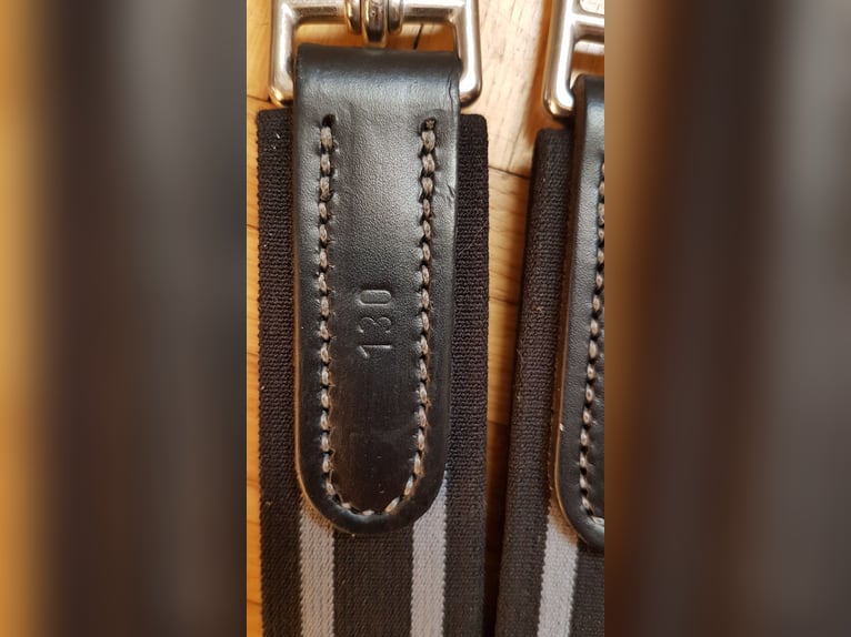 Kentaur Cassis Stollenschutzgurt aus Leder - schwarz 130 cm