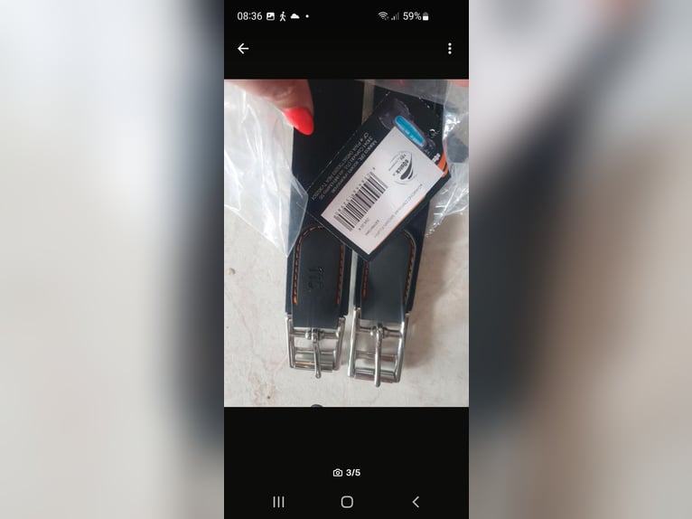 NEU Pony equick Stollengurt diamond fluffy braun 115cm