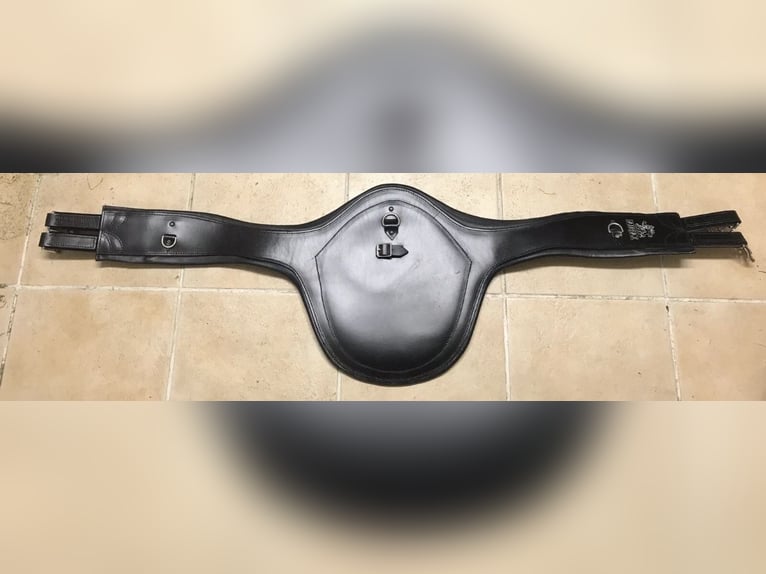 Stollenschutzgurt Fairfax Schwarz 142cm Sehr Weiches Leder Neuwertig!