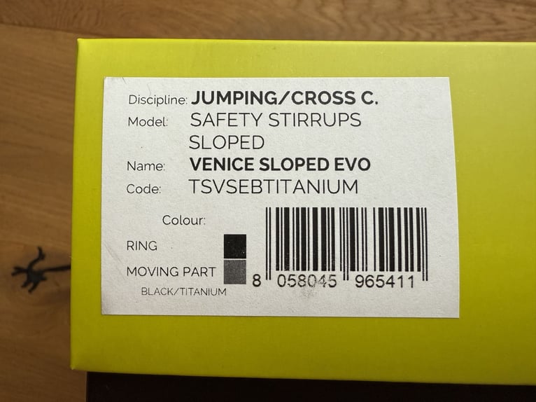 Tech Stirrups Venice Sloped EVO TSVSE Sicherheitssteigbügel