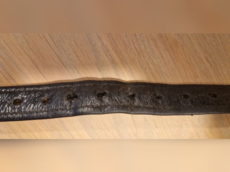 Steigbügelriemen Passier 160cm Schwarz Leder Nylon
