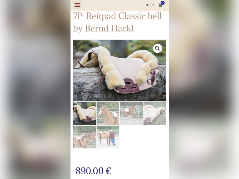 7P-Reitpad Classic hell by Bernd Hackl