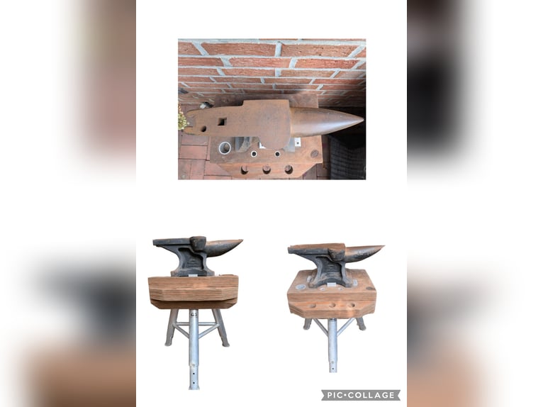 Amboss von Black Smith 40kg inklusive einem Power Block Amboss Tisch von Georgia Farrier Supply